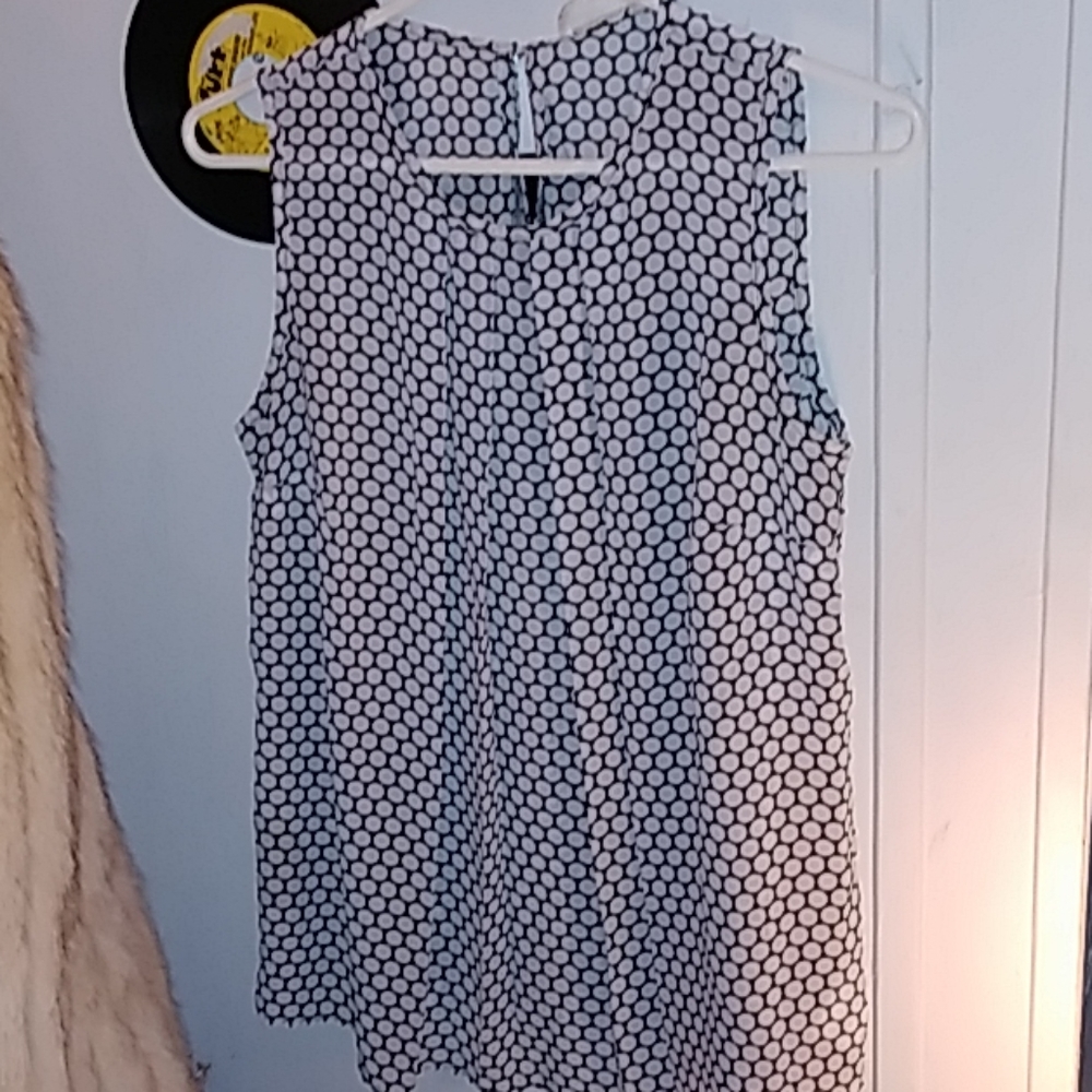 Michael kors polka dot shirt